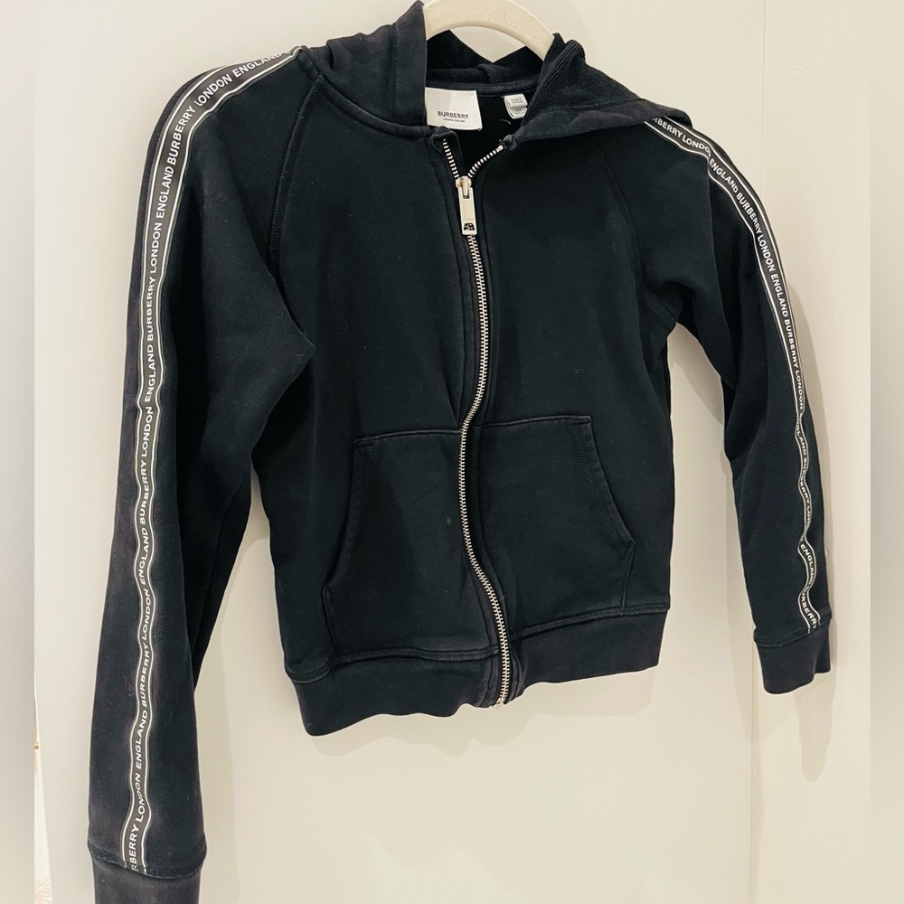 Burberry Kids Black Zip Sweater